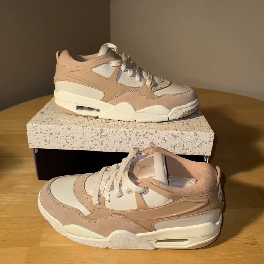 Size 8 - Air Jordan 4 RM HEMP/LT OREWOOD BRN-SAIL